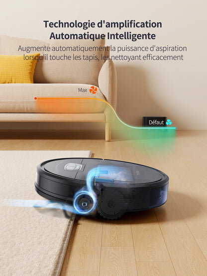 Honiture Robot Vacuum Cleaner 60000pa 3 in 1 Strong Suction Self-Charging App&Remote&Voice Robot Vacuum and Mop Combo