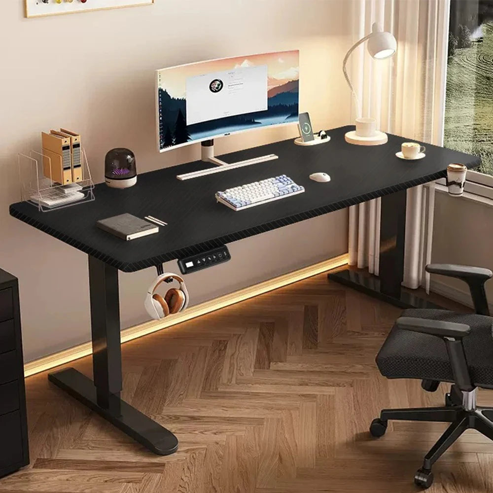 Height Adjustable Desk Motion Electric Sit Stand Up Down Computer Table Modern Lift Motorized Gaming Desktop Home Office Desks