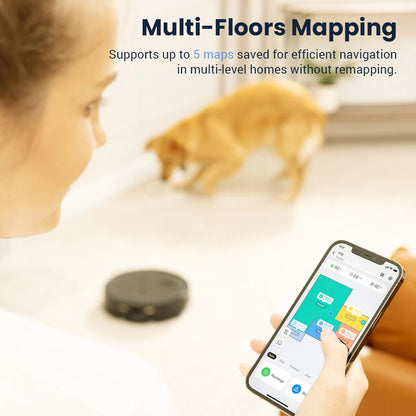 Proscenic V10 Home Robot Vacuum Cleaner 3 In 1 Vacuuming Sweeping and Mopping 3000pa System LDS Navigation APP Home Appliance