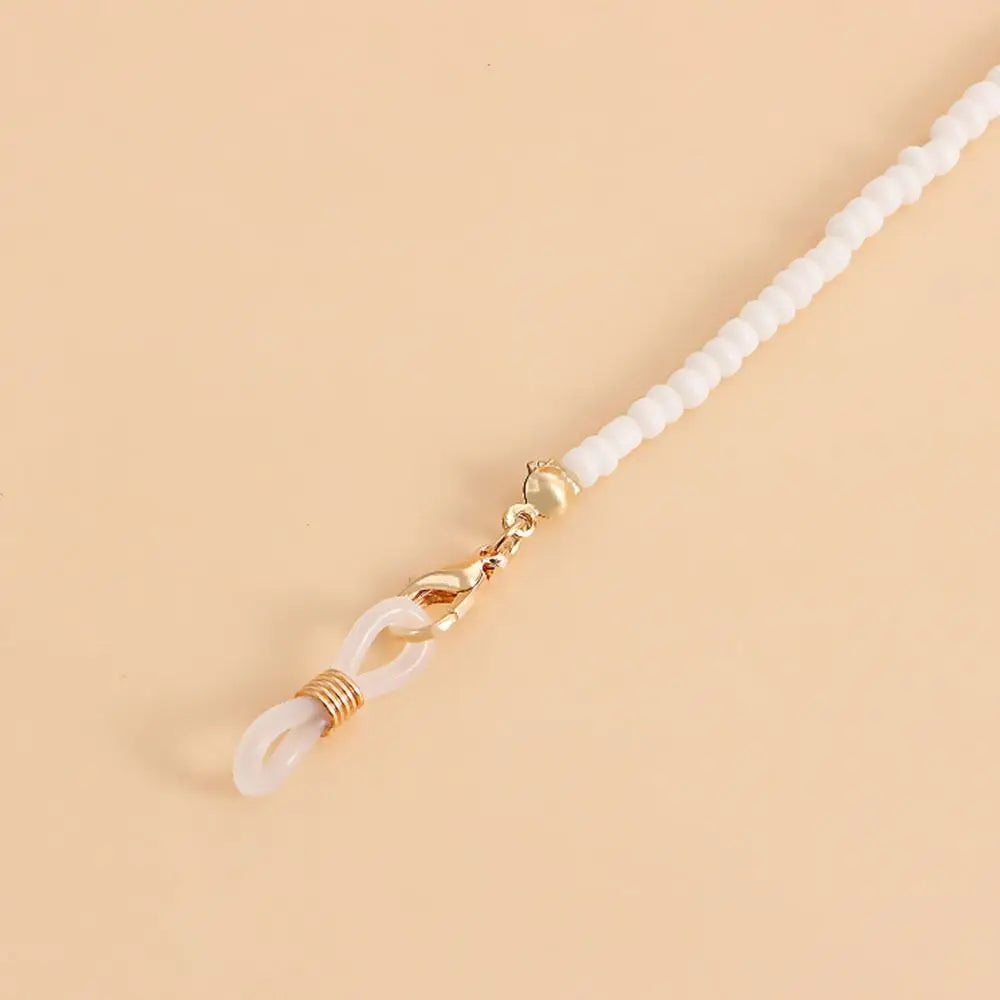 Sunglasses Masking Chains for Women Colorful Rice Beads Eyeglasses Accessories New Fashion Lanyard on Necklace