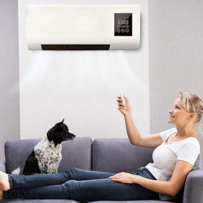 2-in-1 Air Conditioning Fan Smart Constant Temperature Mini Air Conditioner with Remote Control Hot/Cold Air Conditioner 1800W