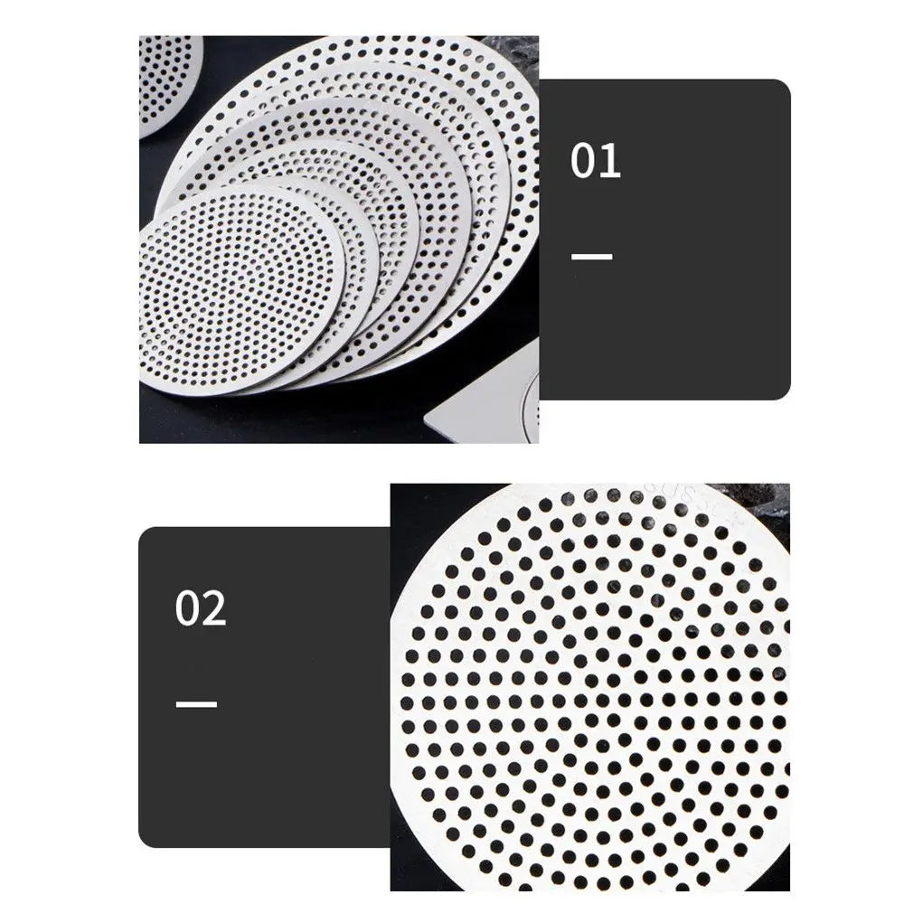 304 stainless Hair Filter Floor drain pad Tool Bathroom Accessories Shower Drain Cover  Drains Cover Sink Strainer