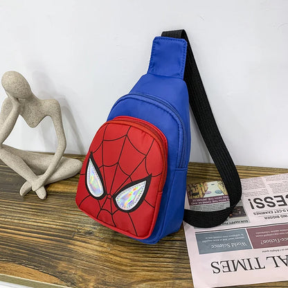 Disney Marvel New Children's Shoulder Backpack Spiderman Pattern Large Capacity Bag Casual Student Boys Girls Bag