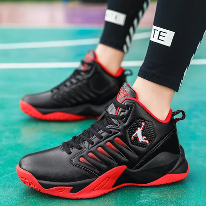 Men Shoes Outdoor Non-slip Basketball Shoes Comfortable Lightweight Sneakers Man Leather Casual Shoes High Quality Tennis Shoes