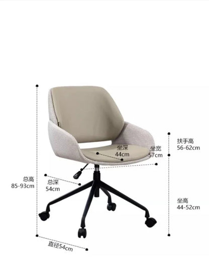 Backrest Chair Gaming Office Furniture Makeup Luxury Ergonomic Vanity Comfortable Game Armchairs Bedroom Dresser Advanced Desk