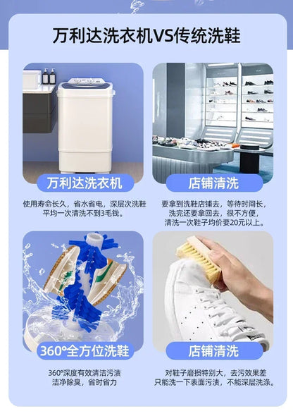 Washing machine 10 kg large capacity household semi-automatic washing machine dormitory mini small rental house