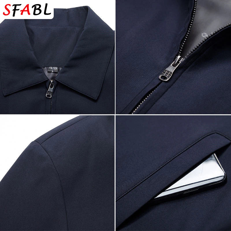 New Luxury Men Blazer Black Office Dress Coat Men's Casual Blazers for Men Business Jacket Autumn Spring Loose Work Jacket L-3XL