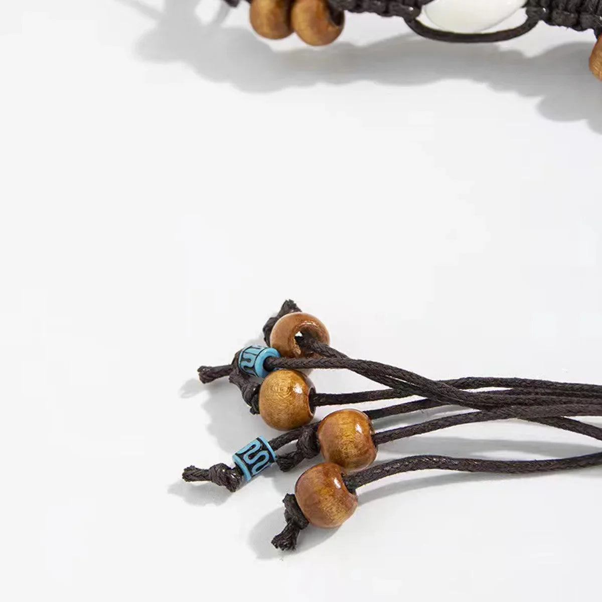 Bohemian Style Handmade Wooden Bead Shell Belt For Women Casual Vacation Fashionable Waist Rope Skirt Worn Loosely Around The Wa