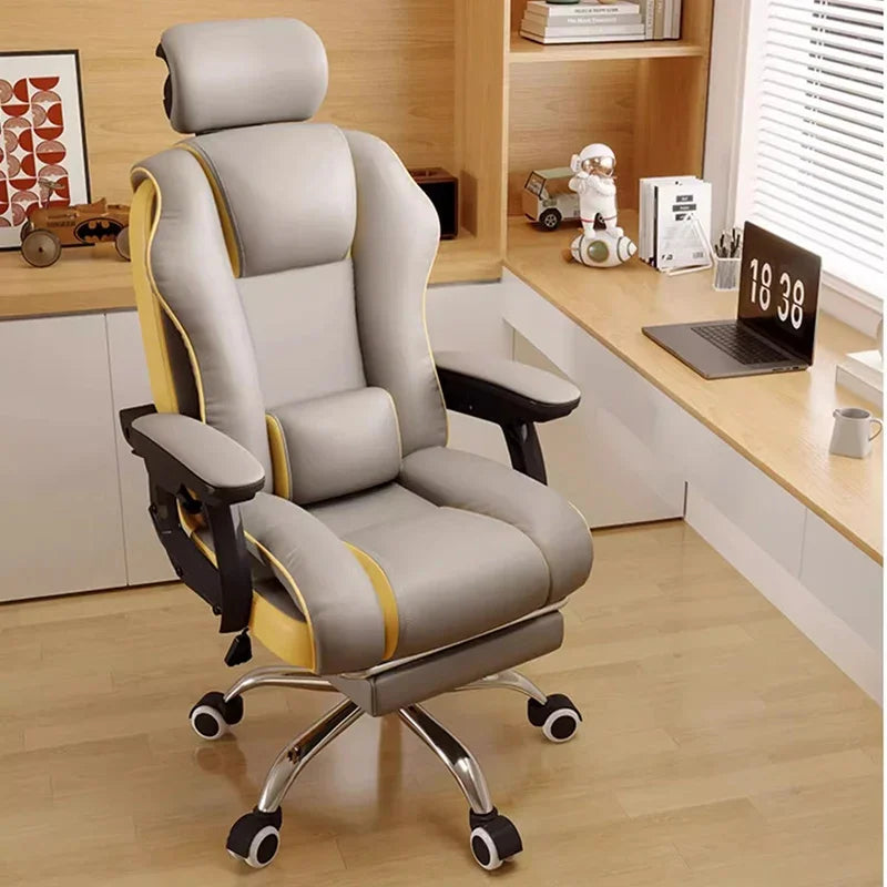 Office Desk Chair Relaxation Armchair Beauty Salon Chairs Ergonomic Bedroom Portable Furniture Home Posture Correction Leg Rest