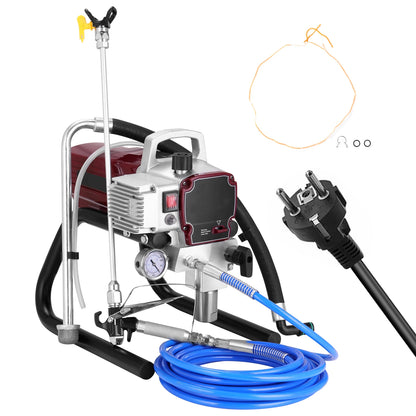 1800W Professional High-pressure Airless Spraying Machine Electric Paint Sprayer Internal-feed Painting Tool Airless Spray Gun