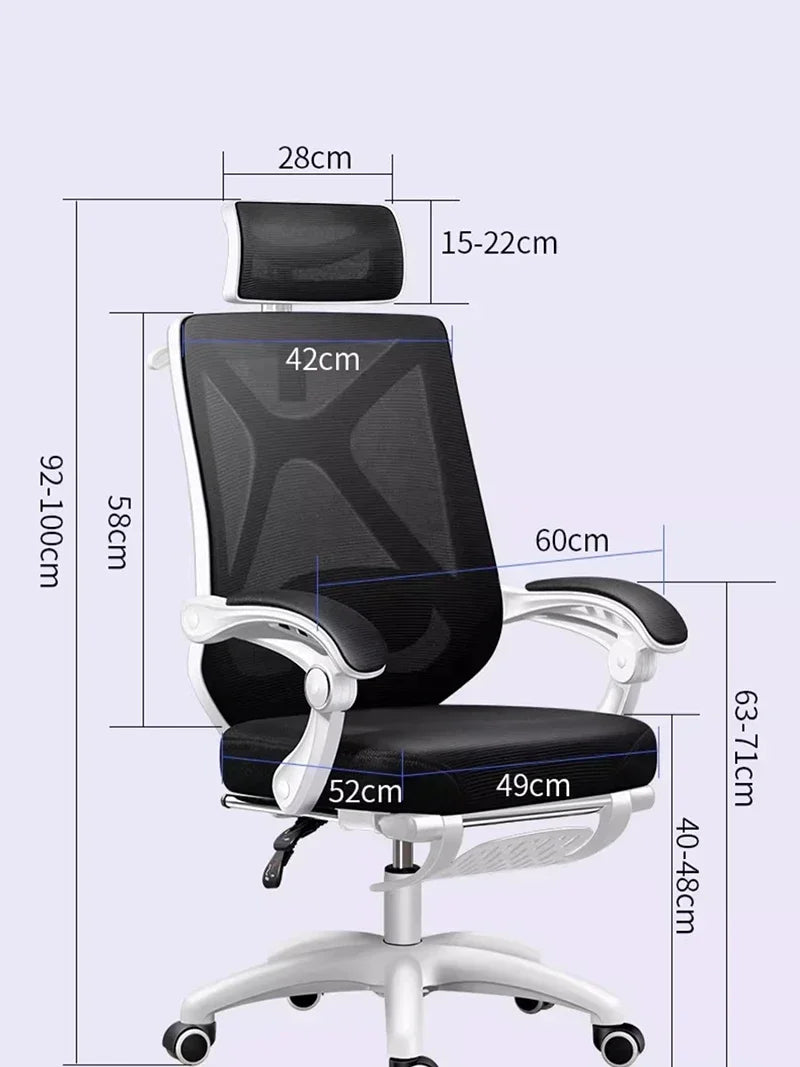 Work Chair Comfortable Game Executive Anime Gamer Beauty Salon Chairs Ergonomic Office Special Individual Armchair Computer Desk