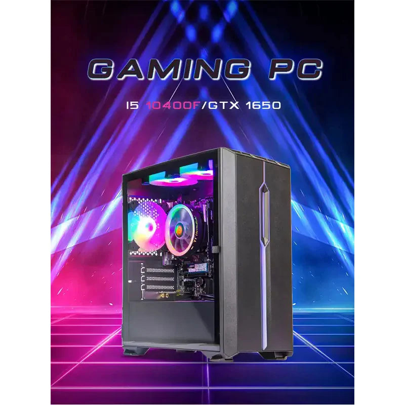 Game Desktop Host Core I7 CPU  256G SSD Power Supply PC Gaming Desktop Computer office desktop