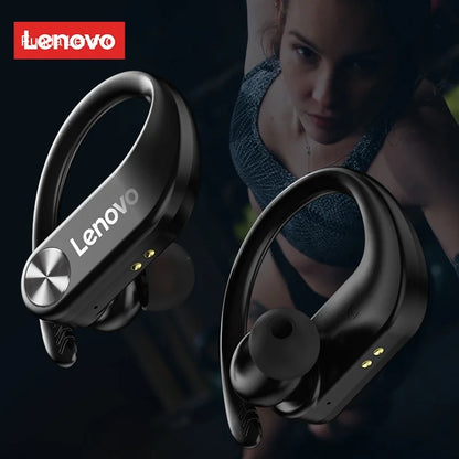 Lenovo LP7 TWS Wireless Headphones Bluetooth Waterproof HiFi Music Earbuds with Noise Reduction Microphone for Immersive Audio Experience