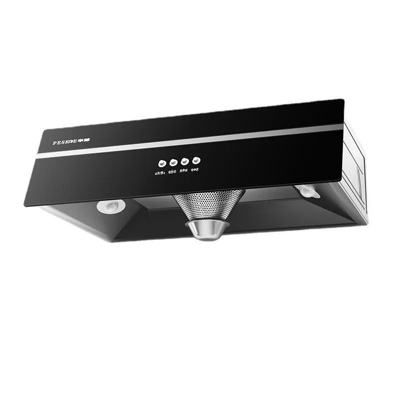 Hemispheric large suction range hood Chinese-style small kitchen detachable household simple top suction range hood 220V