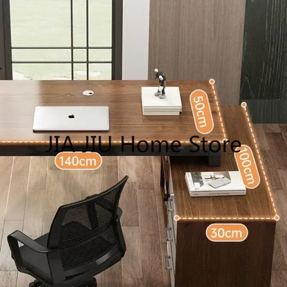 Employee Work Office Desks Table Modern Home Computer Office Desks Simplicity Drawers Escritorio Ordenador Furniture QF50OD