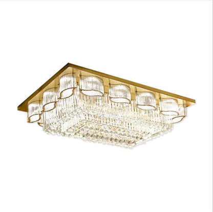 Gold Crystal Ceiling Lamp Living Room Plafonnier led Deckenleuchte Luminaire Plafonnier led Moderne Plafondlamp Ceiling Lights