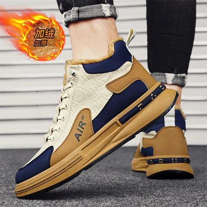 men boots 2023 New Winter Slippers Warm Men Shoes Waterproof Non-Slip Plush Sneakers Male tenis shoes Boots Men Sneakers Winter