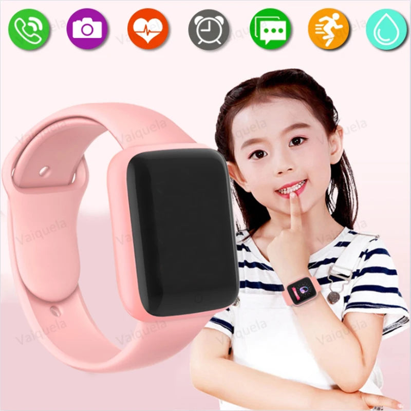 2022 Kids Smart Watch Children Smartwatch For Girls Boys Smart Clock Students Waterproof Fitness Tracker Smart-Watch girls watch