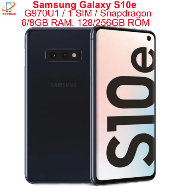 Samsung Galaxy S10e G970U1 5.8" 6/8GB RAM 128/256GB ROM Snapdragon Octa Core NFC Unlocked 4G LTE Original Android Cell Phone