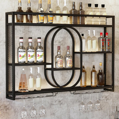 Kitchen Storage Organization Modern Nightclub Bar Furniture Shelves Liquor Cabinet Buffet Restaurant Wijn Kast Equipment Wine