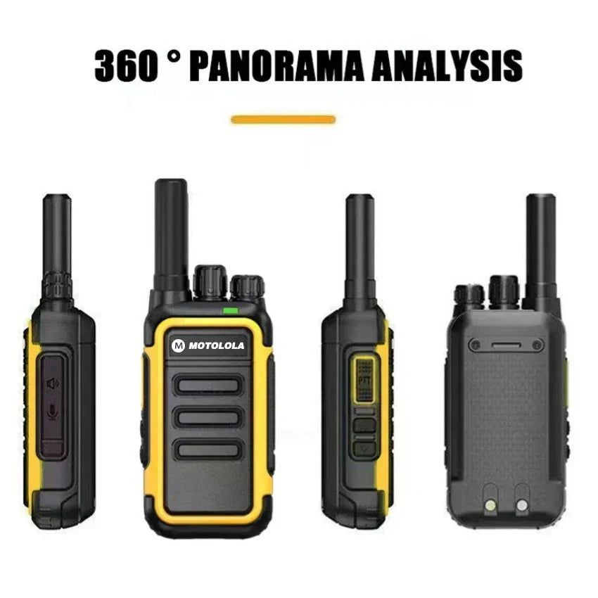 MOTOLOLA F1 2Pcs Walkie Talkie  Portable Two-Way Radio UHF Transceiver Set Walkie-talkies Radio Walkie Talkie Long Range COD