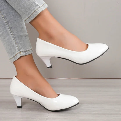 Women Pumps Nude Shallow Mouth Women Shoes Fashion Office Work Wedding Party Shoes Ladies Low Heel Shoes Shoes Soft Heels Women