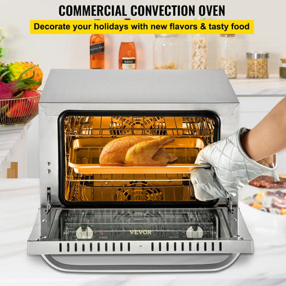 VEVOR 47L 66L Electric Oven Commercial Multifunction Countertop 3/4-Layer Baking Machine Home Toaster Pizza Convection Oven