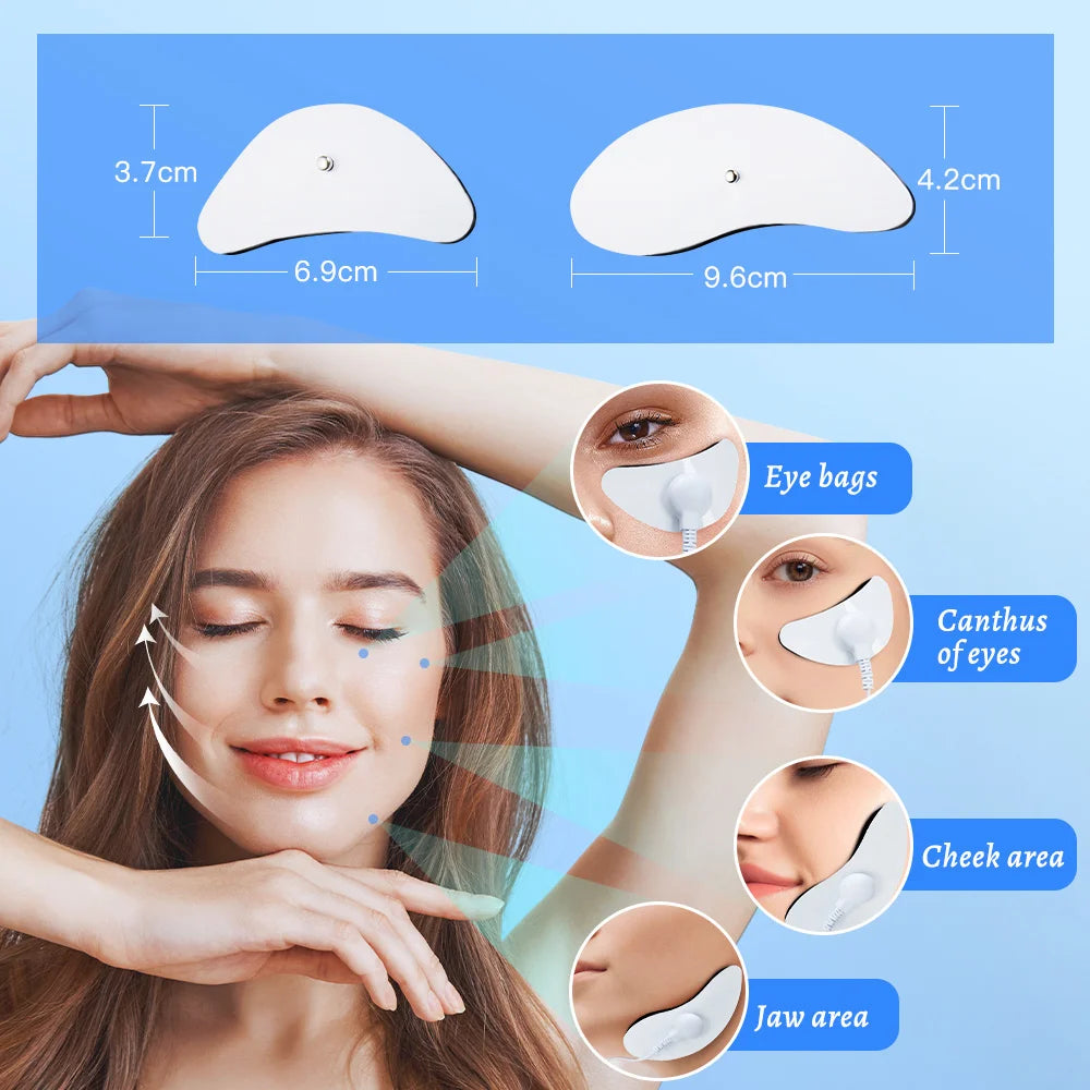 Massager for Face Ems Facial Massager Lifting Microcurrent V-Face Double Chin Remover Neck Lift Skin Tightening Anti-Wrinkle