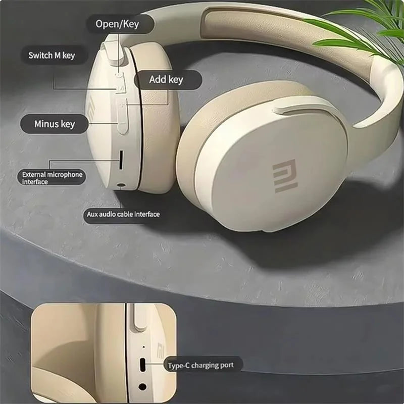 Xiaomi Wireless Headphones P2961 Bluetooth 5.3 Portable Earphone For Samsung Iphone Stereo Hifi Headset Game Earbuds With Mic