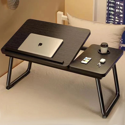 5 Gears Folding Laptop Bed Table Portable Tray Sofa desk Writing  Adjustable Laptop Tables with Cup Holder