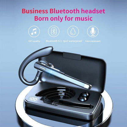 YYK-520 2nd Generation Wireless Bluetooth Headset Business On-Ear Compatible 5.1 V5.1 Bluetooth Headset with Charging Case