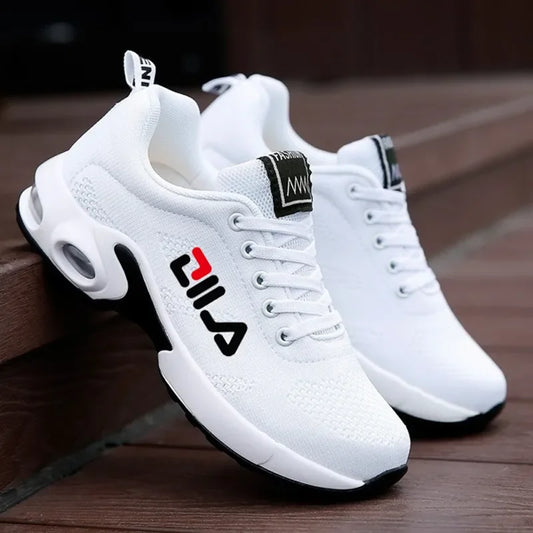 New Running Shoes Ladies Breathable Sneakers Summer Light Mesh Air Cushion Women's Sports Shoes Outdoor Lace Up Training Shoes