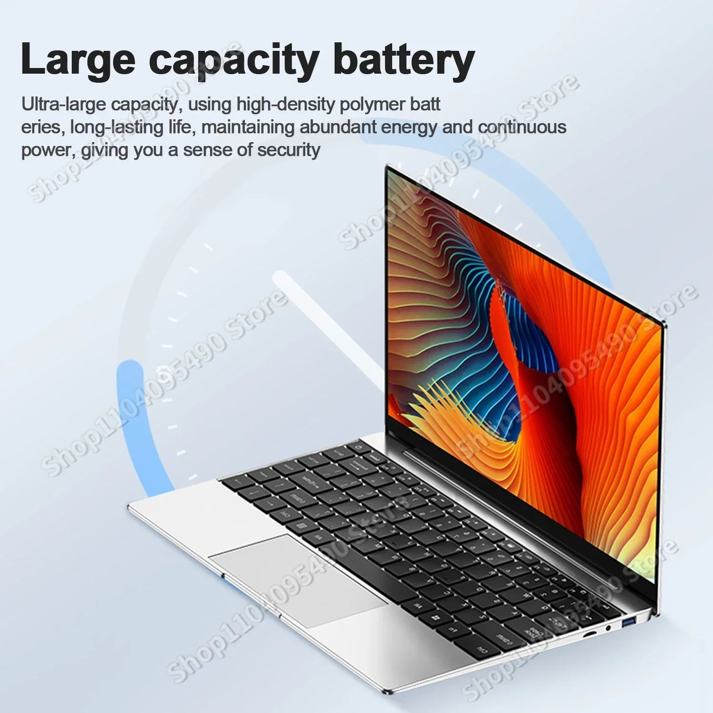 Ultra Slim Laptop 14.1" 16GB RAM 2TB SSD Intel N3700 Notebook Gamer 1920*1080 Display Office Study Computer PC Windows 11 Pro