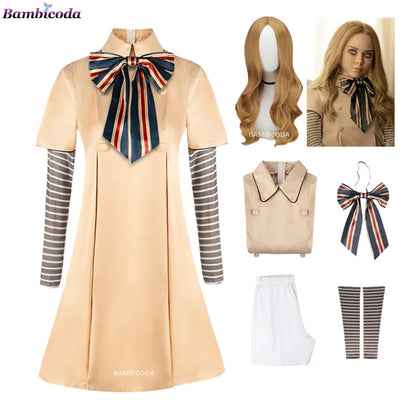 MEGAN Cosplay Dress for Kids Girls Women AI Doll Robots Megan Dresses Uniform Two Thousand and Twenty-three Halloween Costumes