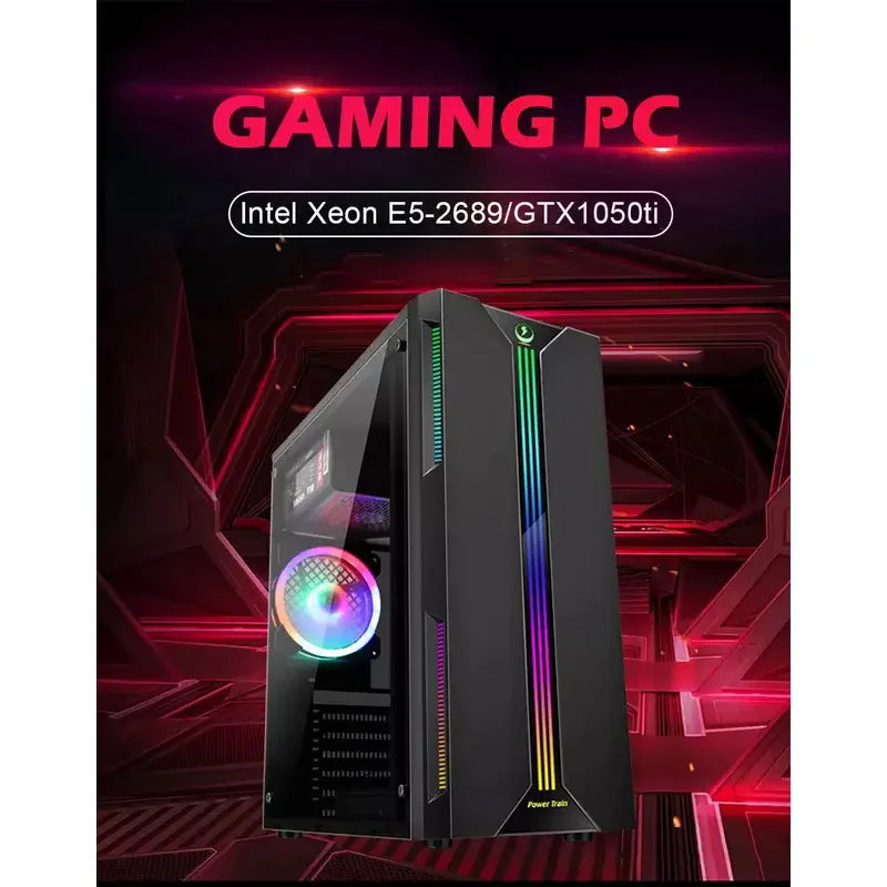 Game Desktop Host Core I7 CPU  256G SSD Power Supply PC Gaming Desktop Computer office desktop