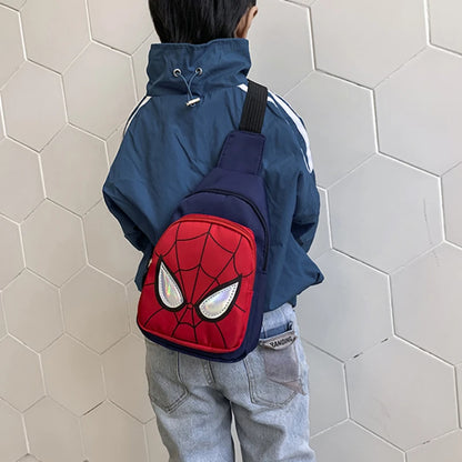 Disney Marvel New Children's Shoulder Backpack Spiderman Pattern Large Capacity Bag Casual Student Boys Girls Bag