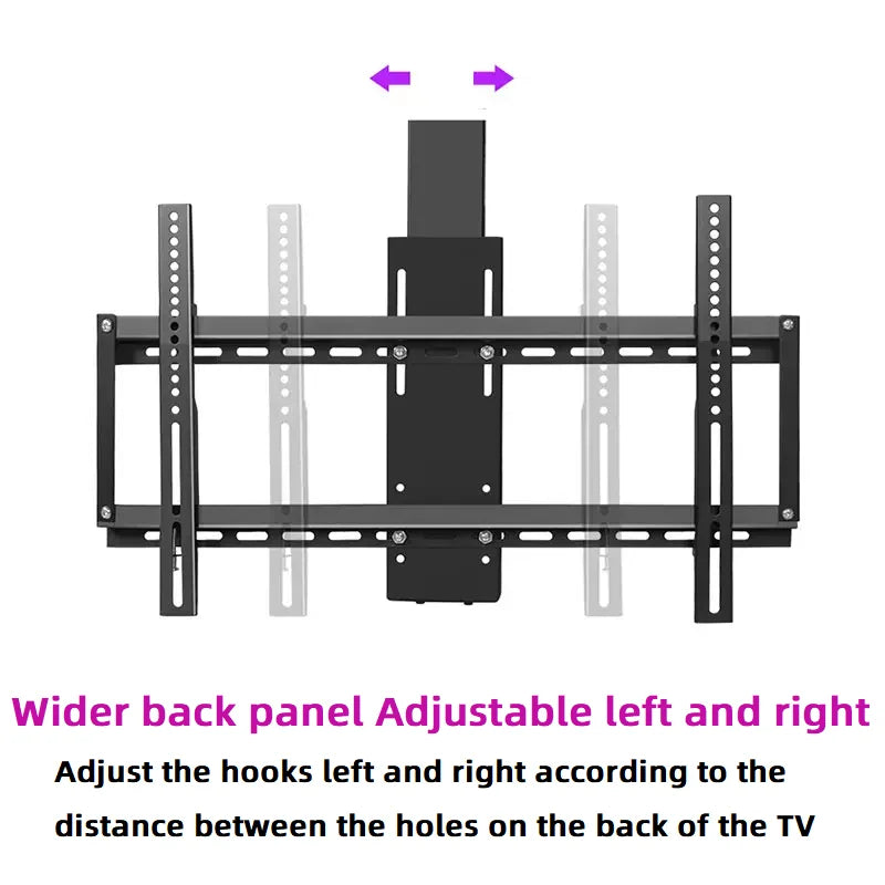 TV Ceiling LIFT Height Adjustable TV Mount Electric Lifting Support for 32~75" Motorized Vertical TV Floor Stand Arm DS700