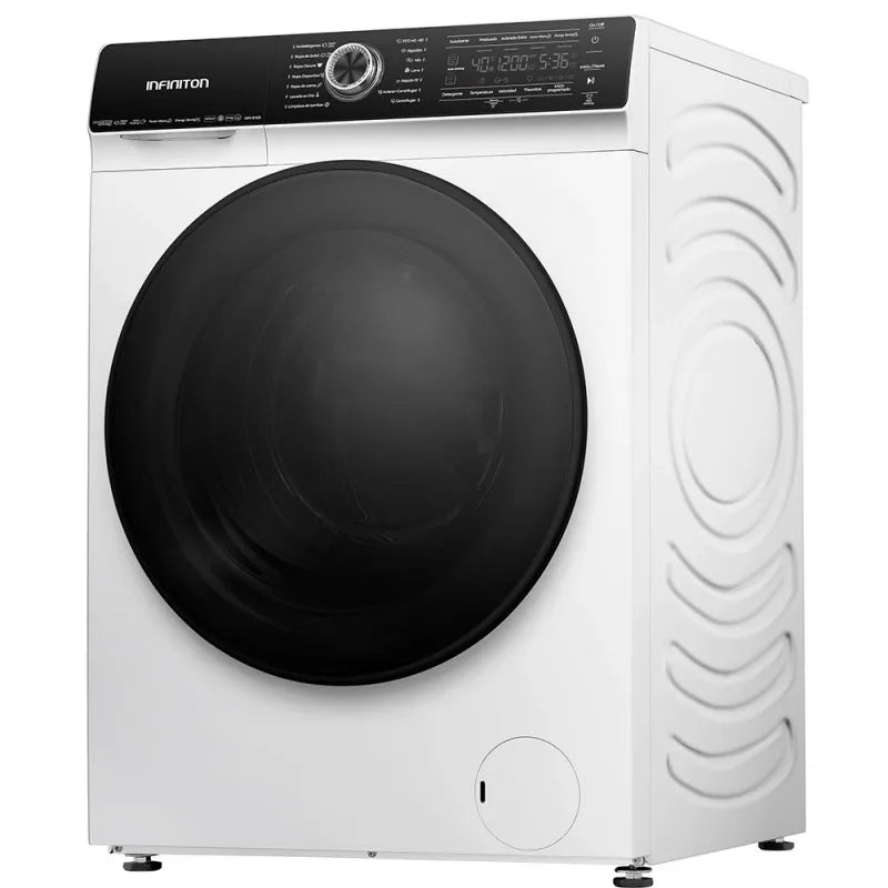 Washing machine-Infiniton WM-R10D-White, steam Care, self-dosing, 10Kg, 14 programs, 1400rpm, A +++/B