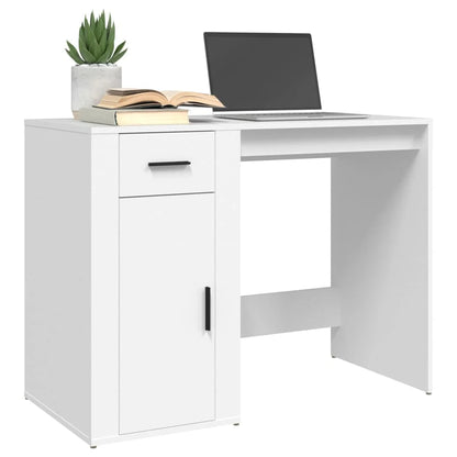 White Office Desk 100x49x75 cm Engineering Wood Nordic Study Table Pc Gamer Computer Desk Home Office Furniture