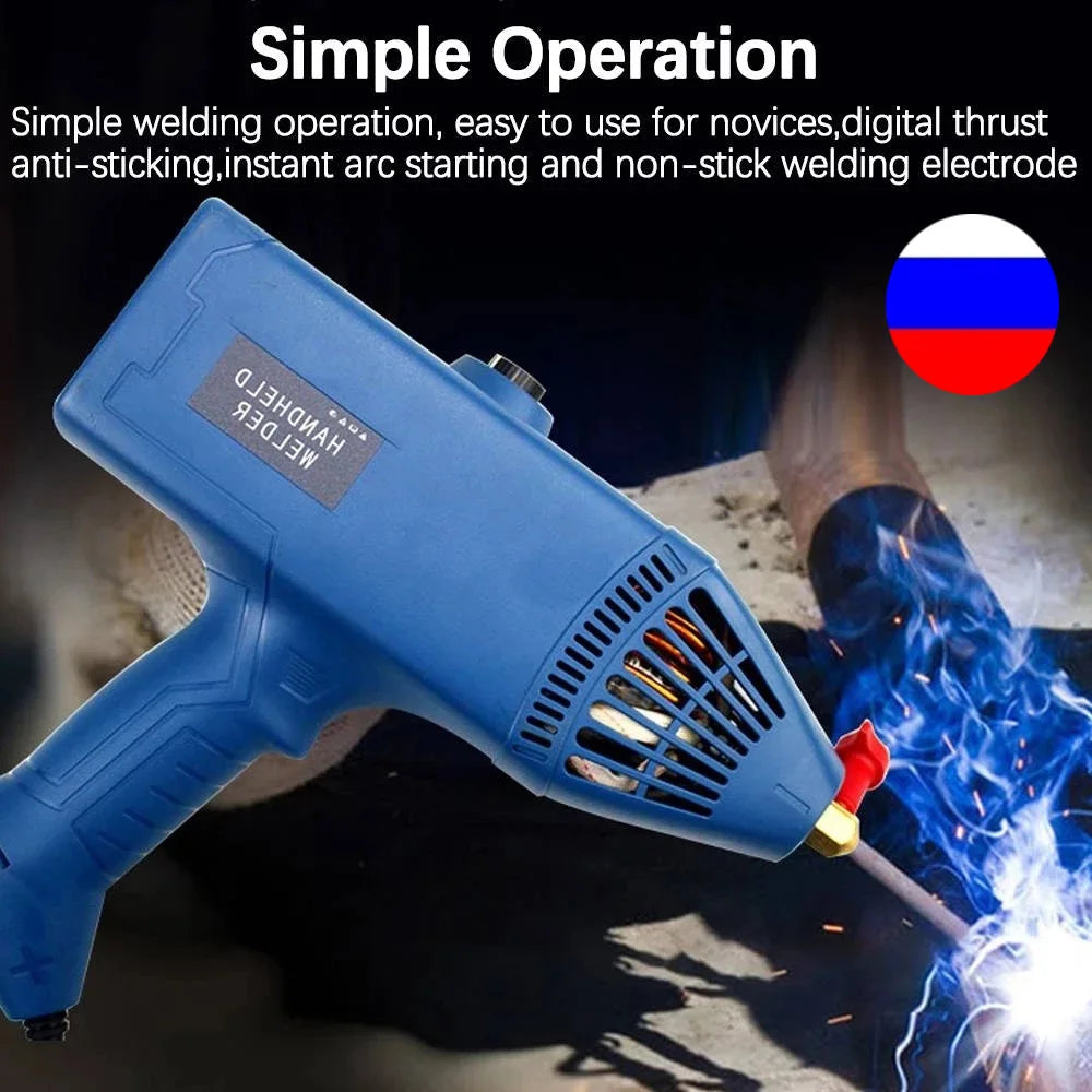 EU Plug 220V Tig Mig US Plug 110v 5000w Digital Arc Welding Machine Handheld Welder Electrical Tools Spot Welding 2~14mm Group