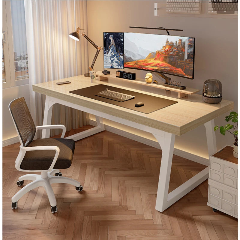 Reception Supplies Setup Work Desk Wooden Beauty Salon Corner Bench Work Desk Write Storage Study Scrivania Home Furniture ZT