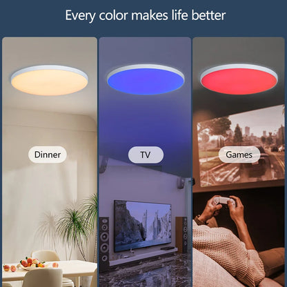 MARPOU TUYA Ceiling lamps Led ceiling light Modern RGB APP Voice Control Alexa Google Smart lamp Led lights for room Bedroom