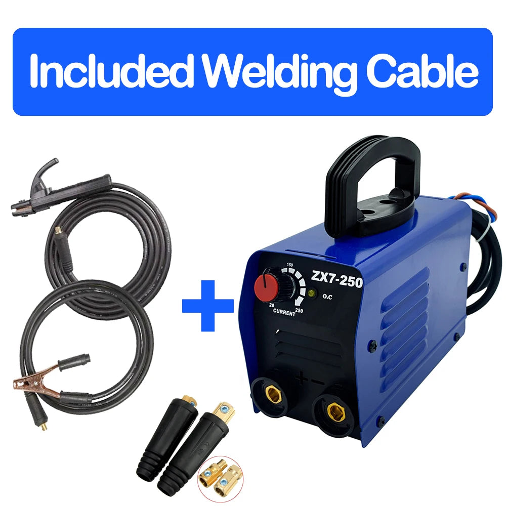 IGBT Inverter Welding Machine Portable Mini Arc Welding Machine Handheld DC 220V 20-250A Pure Copper Electric Tools Spot Welder