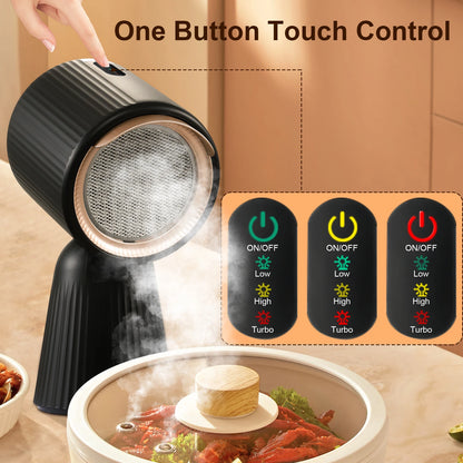 TopStrong Recirculation with 180 m³/h Suction Power 3 Levels with charcoal filter Mini cooker hood YYMHTBX8