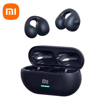 Xiaomi Ear-Clip Bluetooth-compatible Headphones Bone Conduction Earphone Wireless Earbuds 3D Surround Stereo Bass Sports Headset