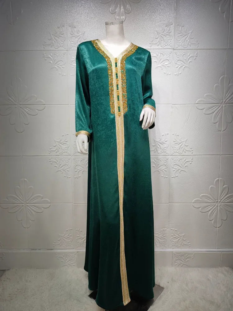 Eid Ramadan Mubarak Abayas For Women Abaya Dubai Muslim Hijab Dress Jalabiya Caftan Marocain Turkish Evening Gown Islam Clothing