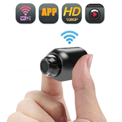 1080P HD X5 Mini WiFi Camera Included Sound Detector for Home Office 140 Degrees Micro Baby Monitor