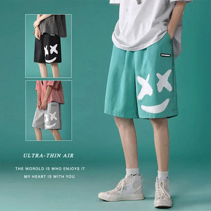 Men's Shorts 2023 Summer Men's clothing Basketball shorts Casual Pants Sports Shorts Hong Kong Style Sweatpants Men gym shorts