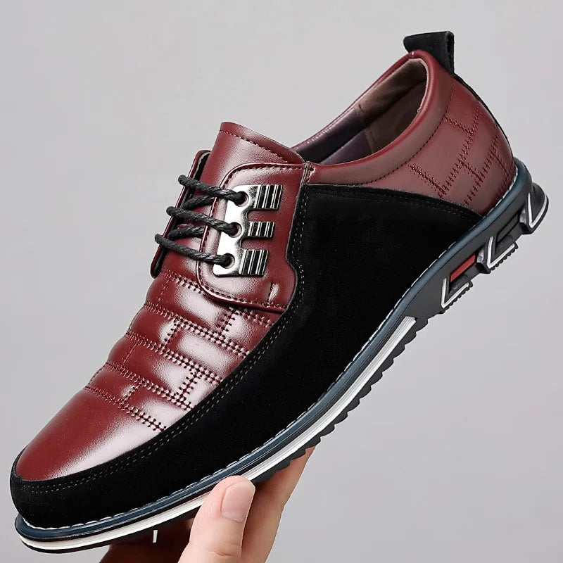 TAFN Cross border 5 color large casual leather shoes men's shoes in stock casual fashion bags