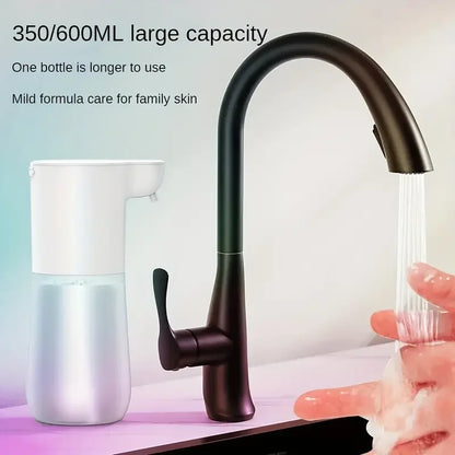 Automatic Soap Dispenser Touchless Foaming Soap Dispener USB Rechargeable Smart Infrared Sensor Liquid Distributor for Bathroom